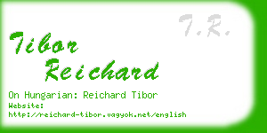 tibor reichard business card